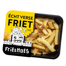 Friethoes verse friet met schil
